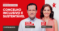 cartaz de campanha com os dois candidat@s