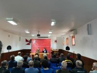 Fotografia da sessão pública na Junta de Freguesia de Cabeça Santa