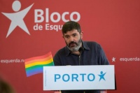Sérgio Aires, candidato à Câmara Municipal do Porto pelo Bloco de Esquerda. Foto