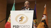 Silva Tiago discursando para o PSD 